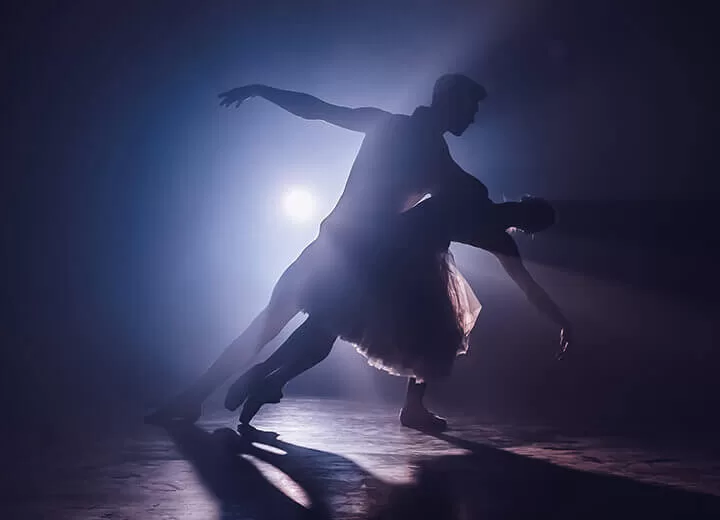 A picture of a dance performance